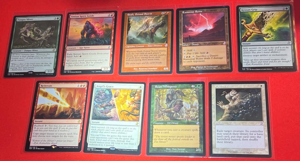 MTG Lot of 9 Cards Including Angel’s Grace Reiterate Beast Whisperer and Path from Time Spiral Remastered