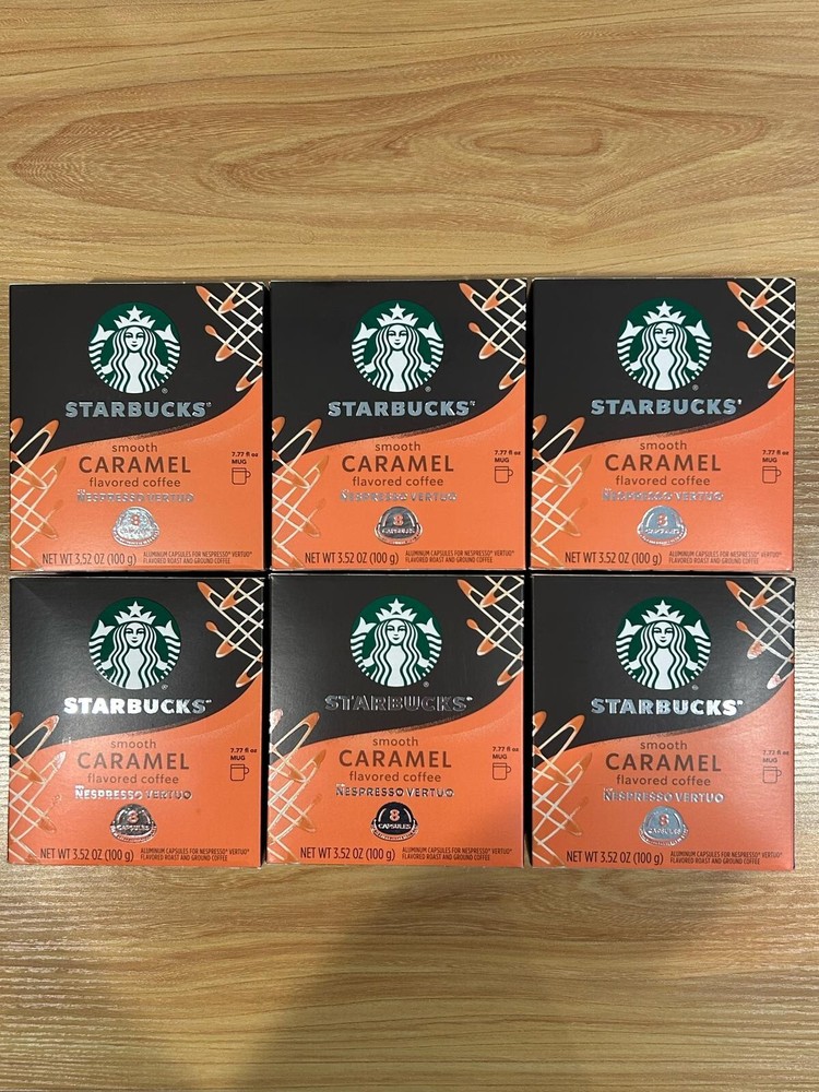 Starbucks Smooth Caramel Vertuo Coffee Pods 48 Capsules 3.52 oz