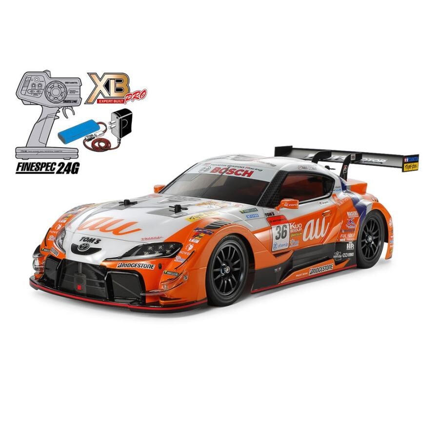 Tamiya 1/10 XB TOM'S GR Supra RC Car Kit with TT-02 Chassis 57934