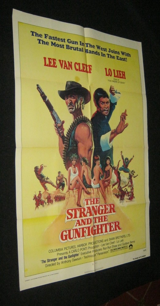 Original STRANGER & THE GUNFIGHTER Martial Arts Western LEE VAN CLEEF Lo Lieh