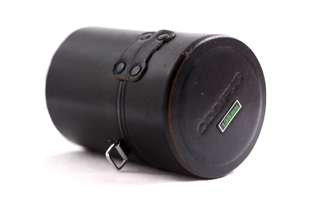 Olympus OM 135mm Zuiko lens protective case for camera