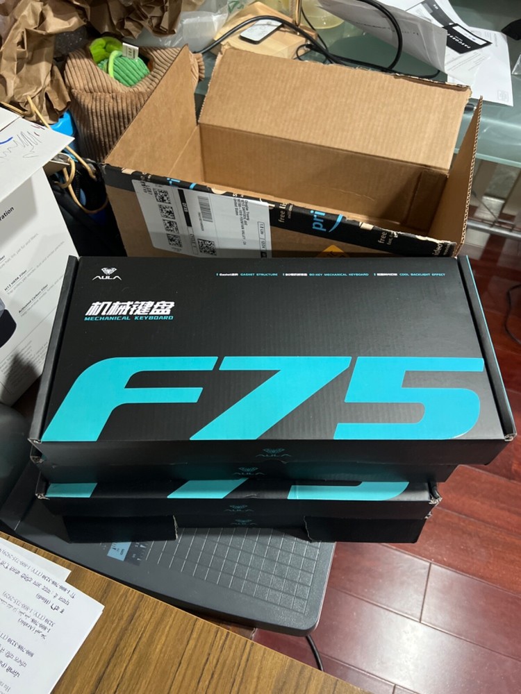 Aula F75 Mechanical Keyboard Glacier Blue Gaming Keyboard