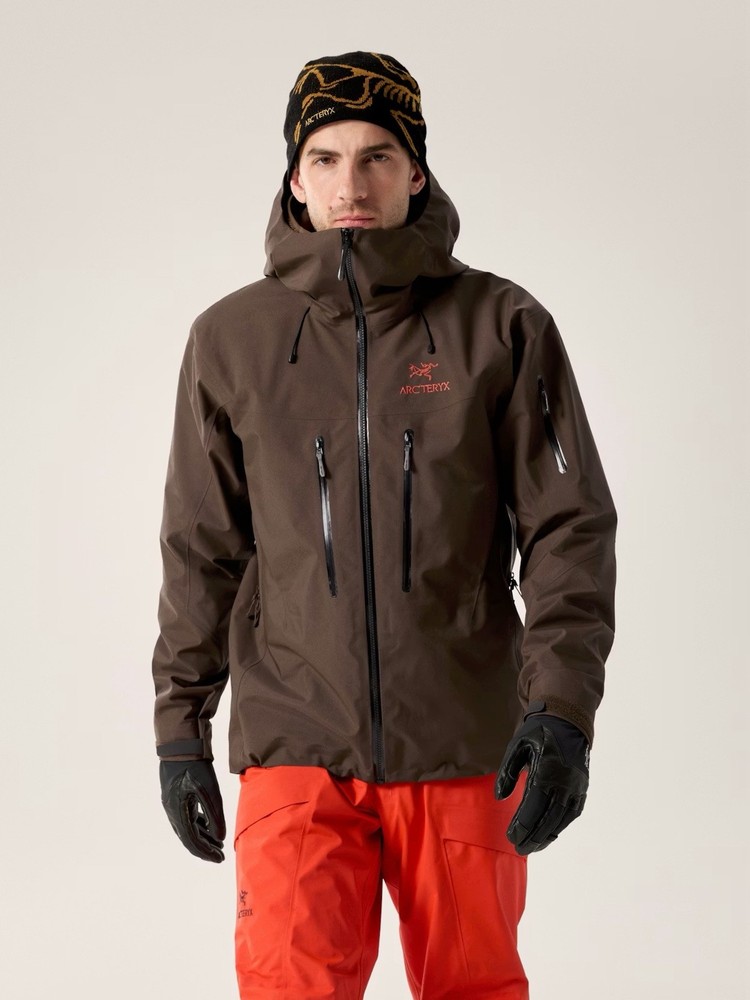Arc'teryx ALPHA SV JACKET MEN'S Carob / Blk / Dynasty Brand New Medium