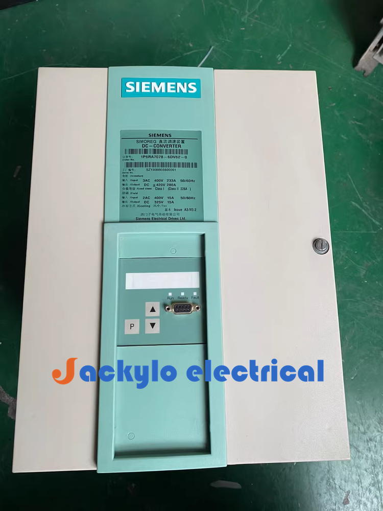 1PCS Used Siemens 1P6RA7078-6DV62-0 1P 6RA7078-6DV62-0 DC speed regulator