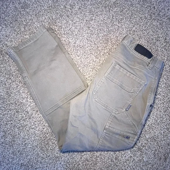Mountain Hardwear Pants Mens 30x30 Brown Canvas Straight Regular Outdoor Travel