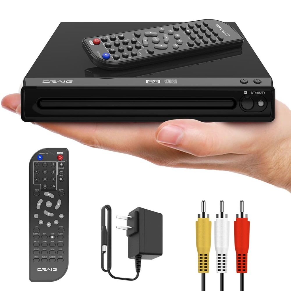 Portable CVD512a DVD CD Player with Remote No HDMI