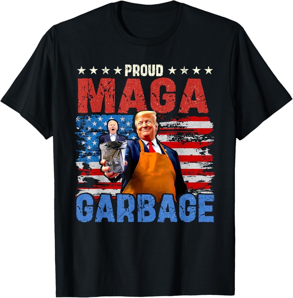 Garbage for Trump Proud MAGA Garbage Trash Truck Trump 2024 T-Shirt
