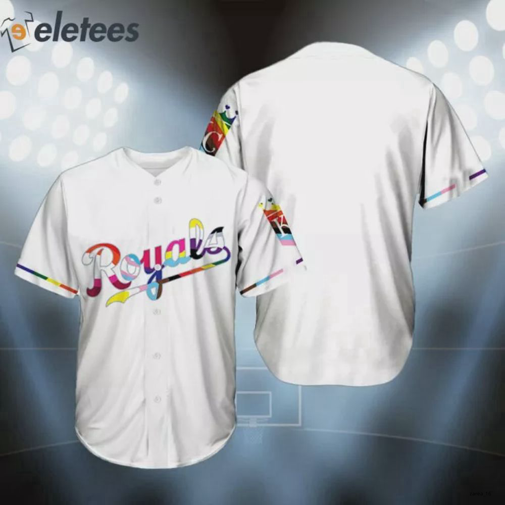 Royals Pride Day 3D Jersey 2024 Giveaway White Color-image