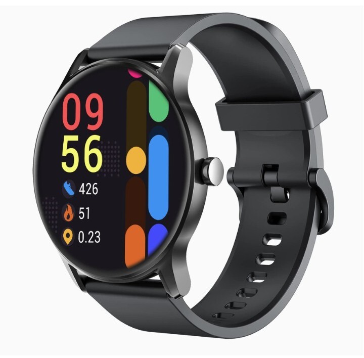 Smart Fitness Watch for Women & Men with Heart Rate Monitor Waterproof iOS Android Bluetooth