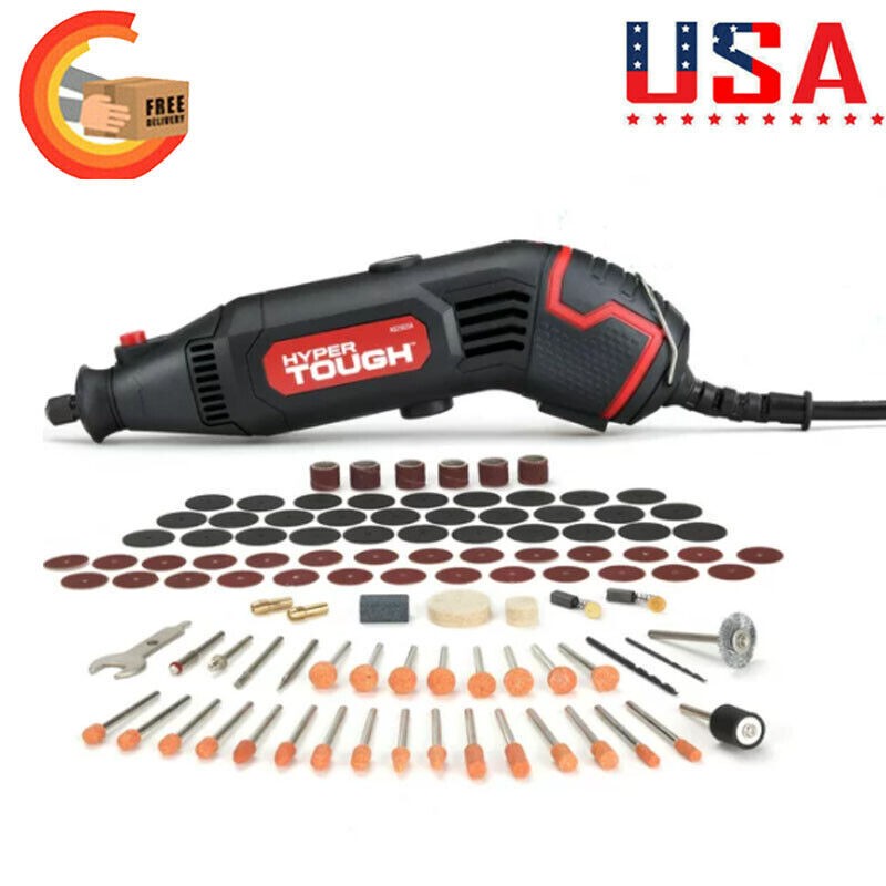 1.5 Amp Variable Speed Corded Rotary Tool Kit with 105 Accessories & Case