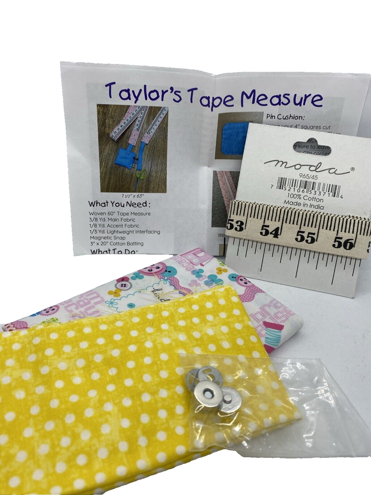 The Quilted Cow Taylor's Tape Measure Kit NEW