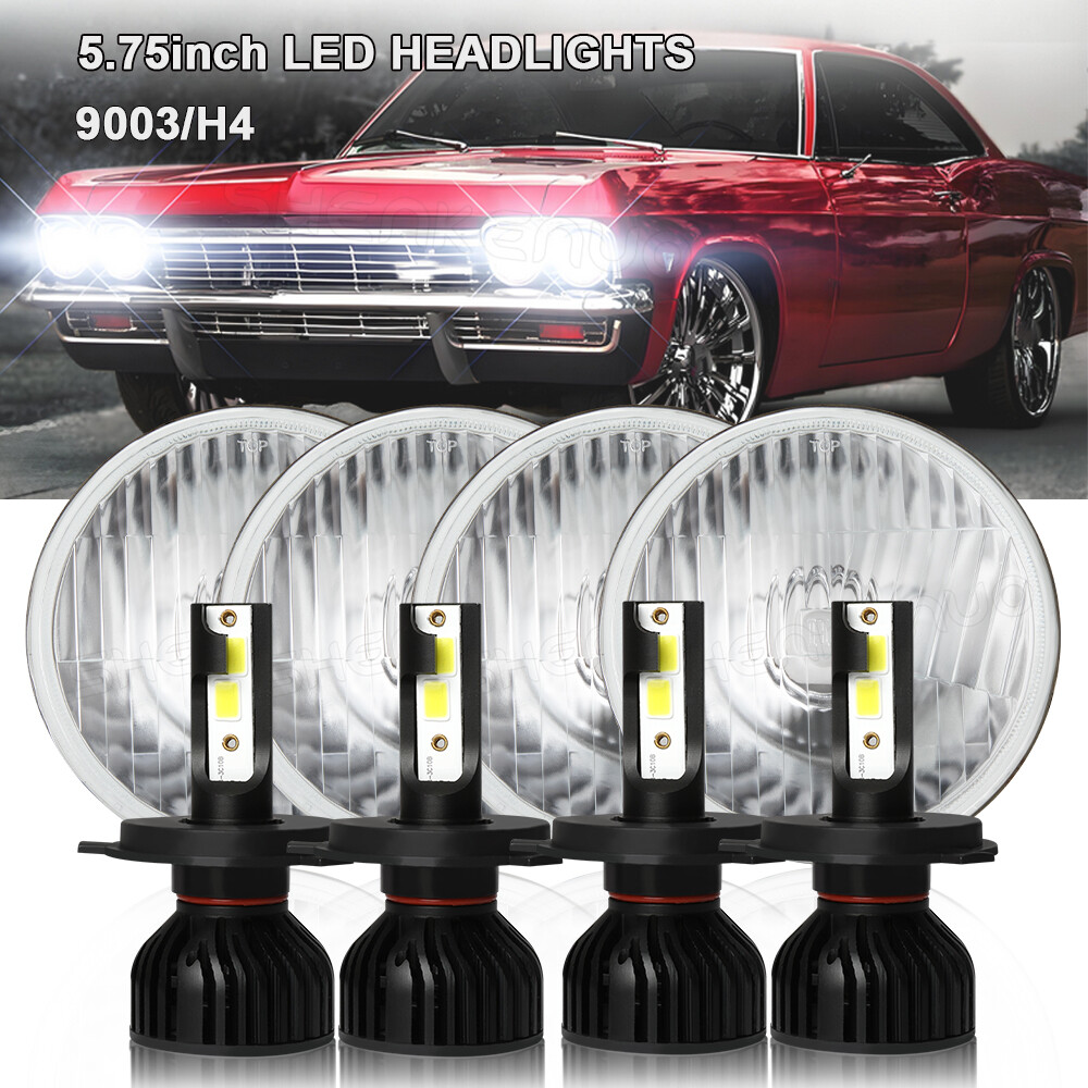 Volvo VHD 2001-2019 5.75 Inch LED Headlight Bulbs 4PCS High Low Beam  