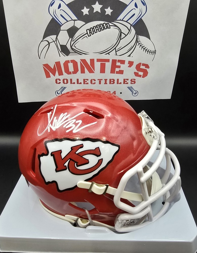 Marcus Allen Autographed  KC Speed Mini Helmet - Beckett Certified