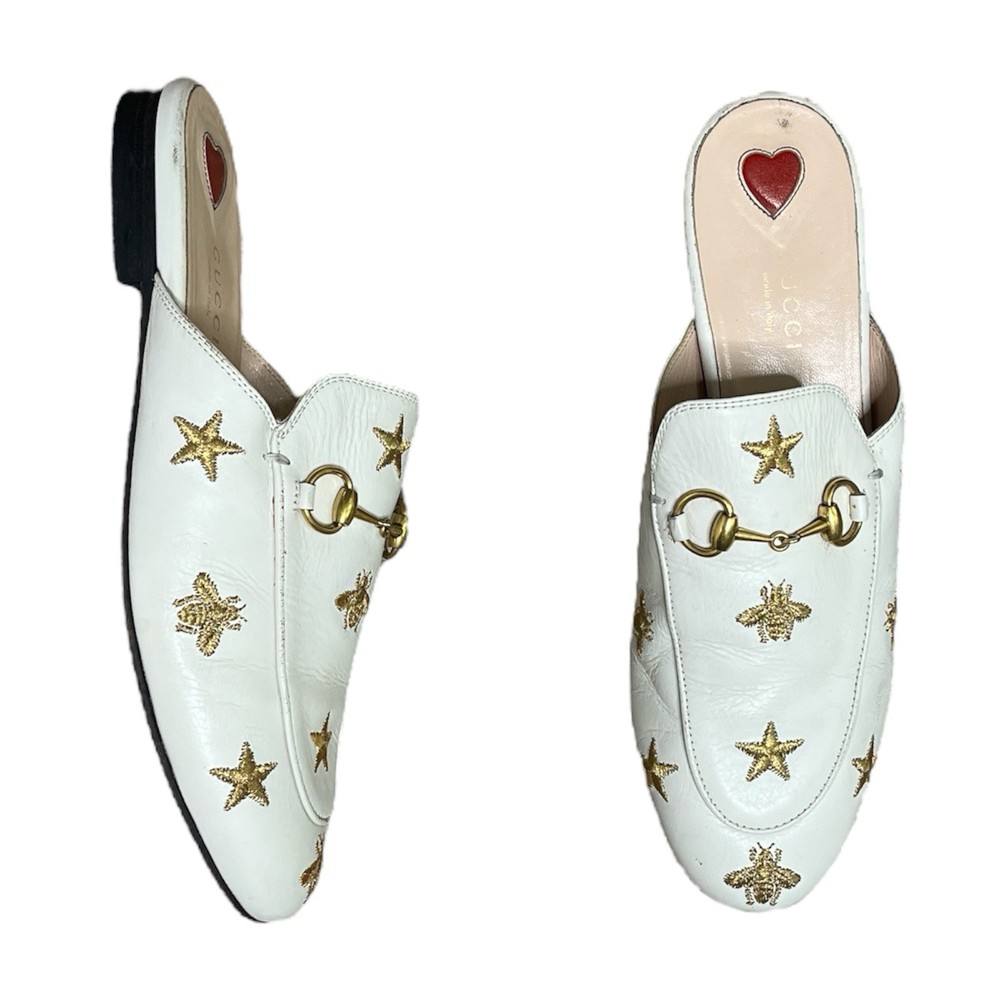 Gucci Princetown loafers with embellished details