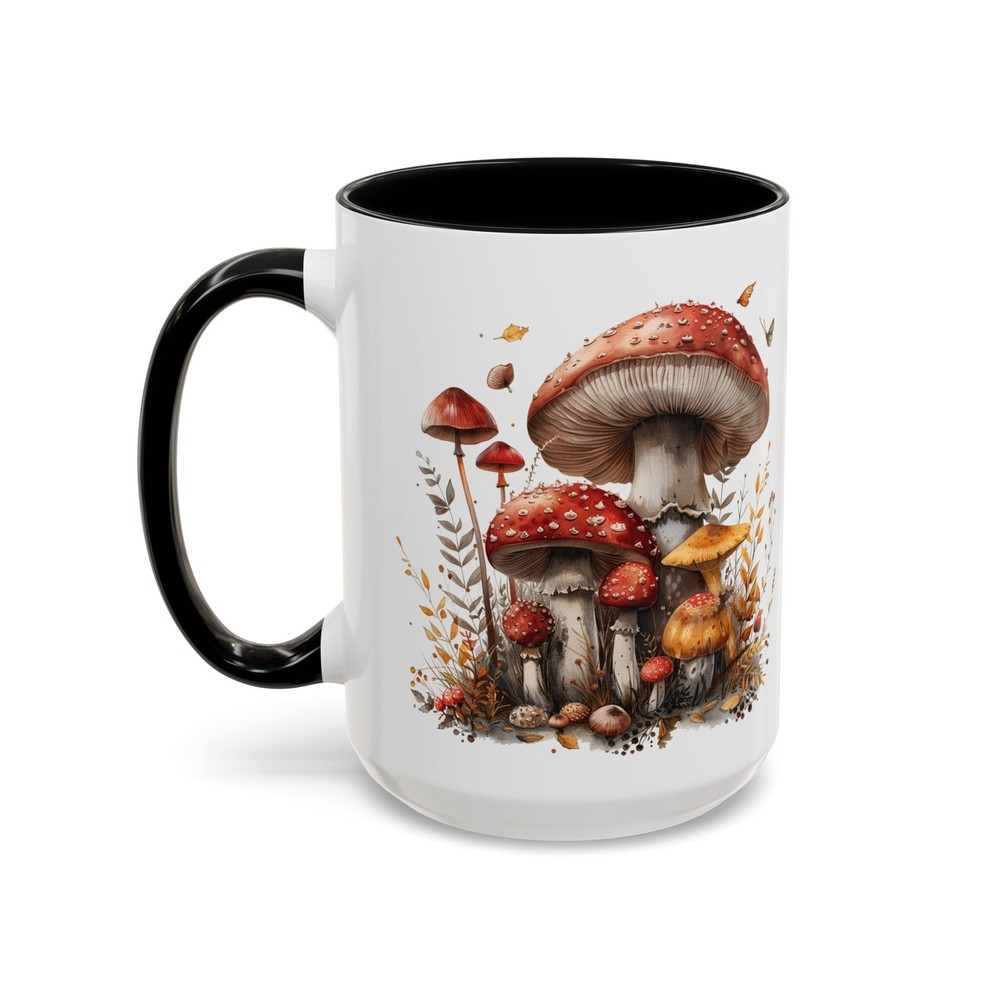 Whimsical vintage vibes mushroom mug