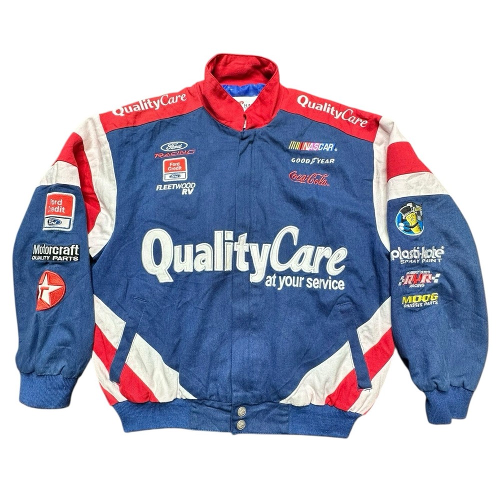 Chase NASCAR Ford Racing Performance Jacket Size Large