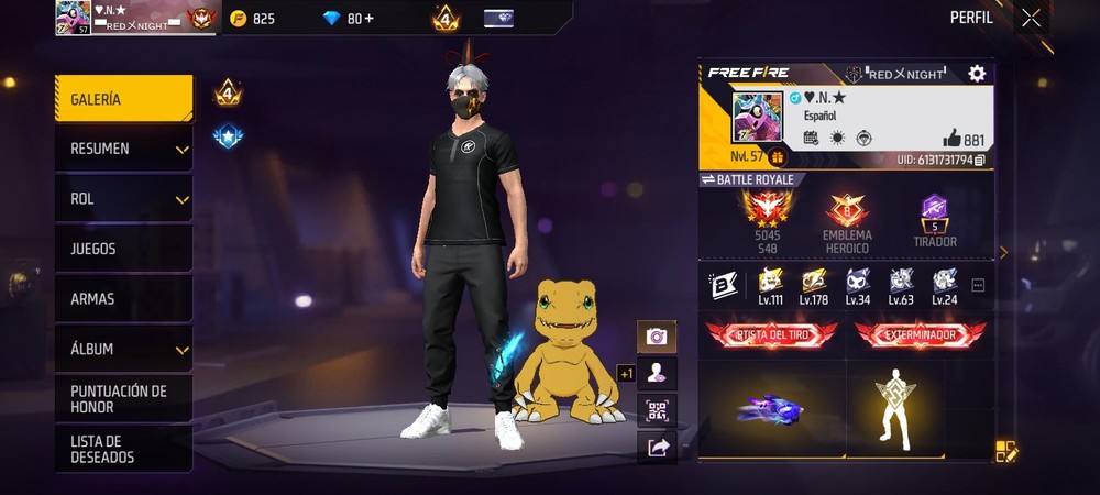 Cuenta De Free Fire Región EEUU Lo Único Que Quiero  Es Recuperar Mi Dinero