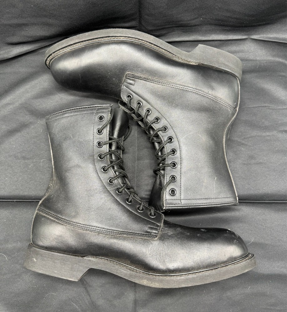 Vintage 1995 Wolverine Black Military Combat Boots Size 10W Mens