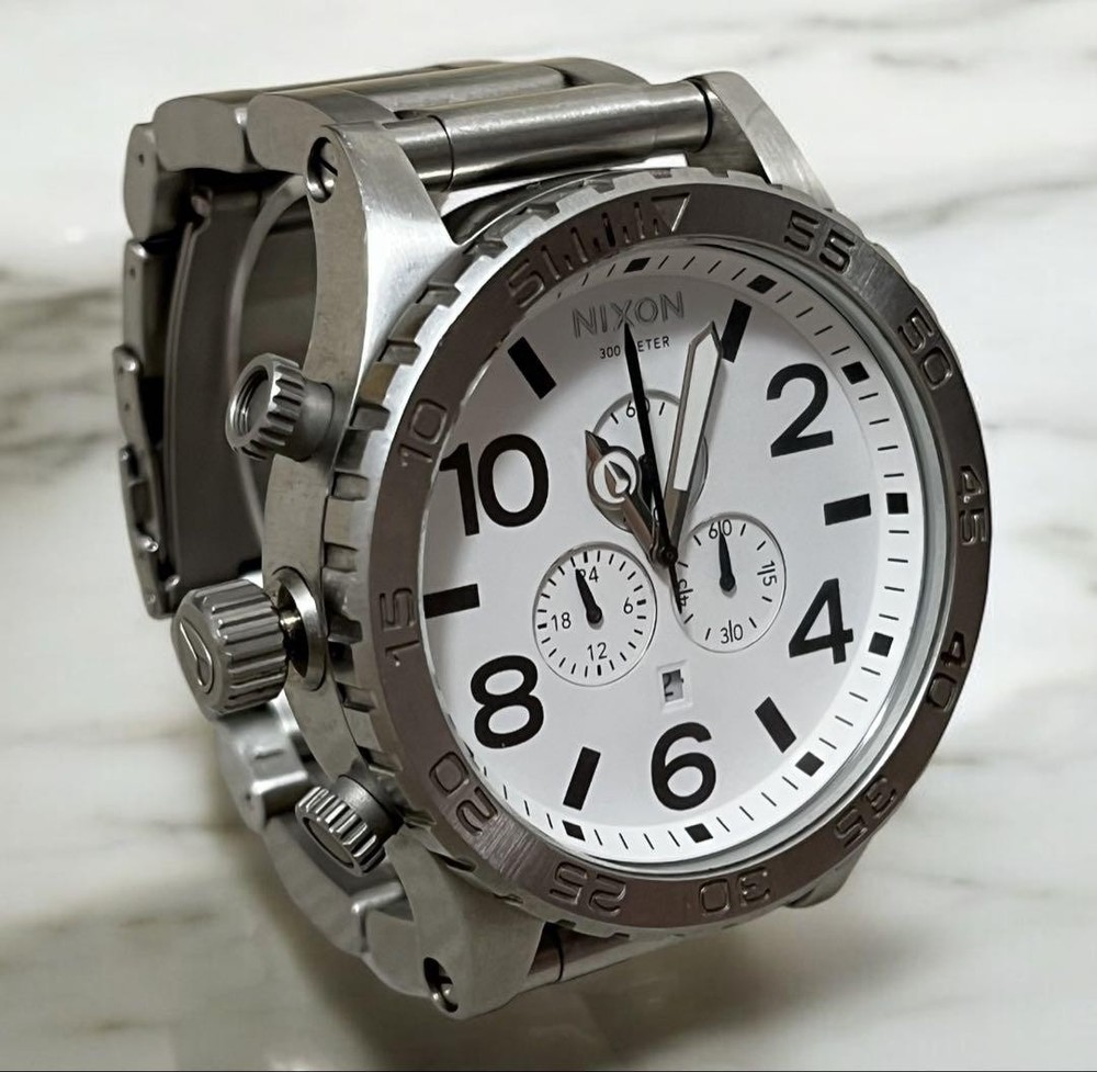 Nixon Watch Analog 51 30 Chronograph High Polish