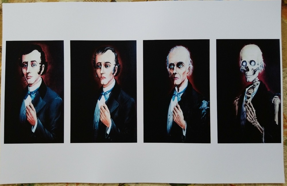 Haunted Mansion Master Gracey Art Print 13x19 Disney Satin Poster