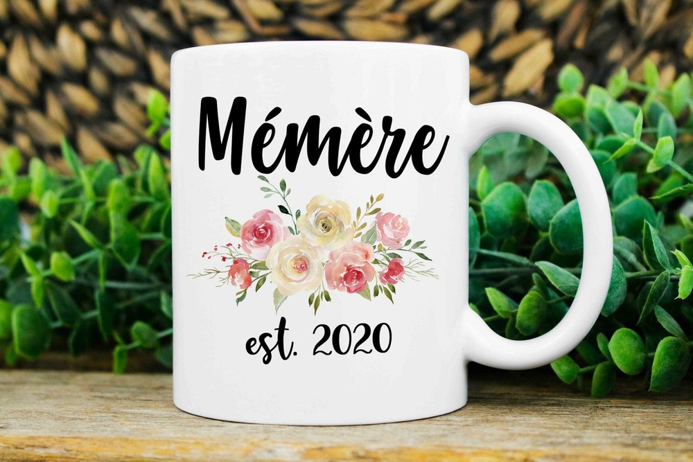 New Mémère Gift Personalized New Mémère Mug Promoted To Memere Mémère Est
