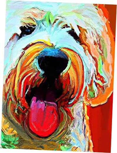 5D Dog Diamond Painting Kits - DIY Diamond Art Kits for Adults Animals, Full