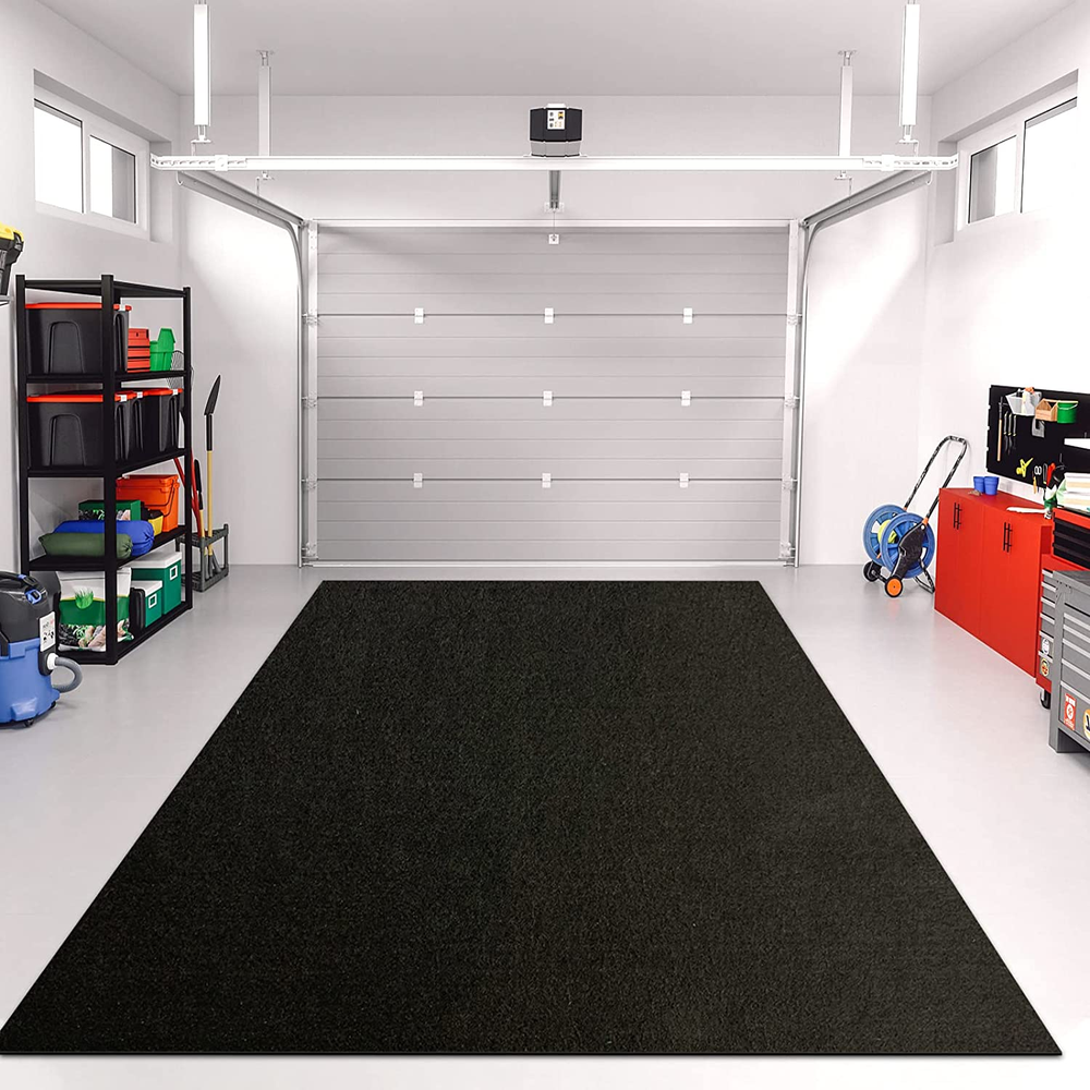 Premium Absorbent Oil Mat Contains Liquid Garage Floor Mat 8.5'X 6.6', Reusable,