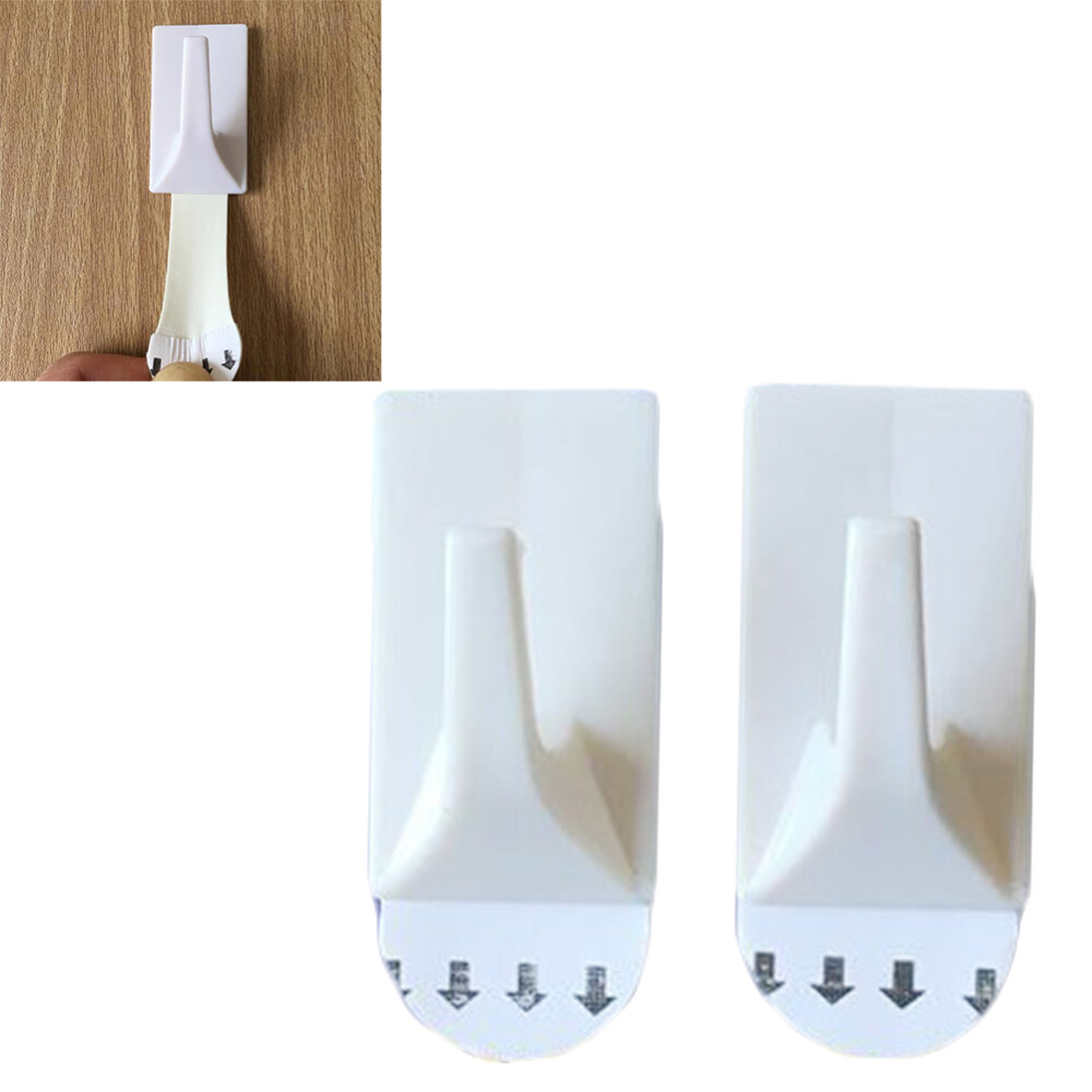 2-Piece Hook Hangers with Clip for Sink or Wall Four-Sided Design