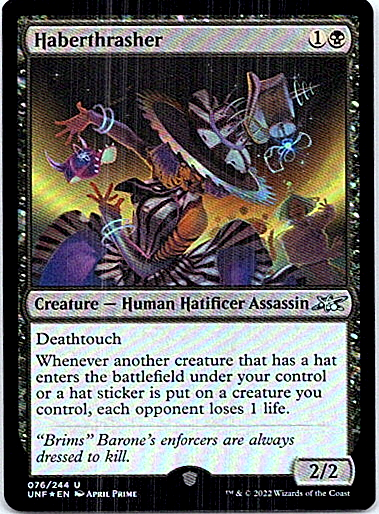 Haberthrasher Unfinity Foil MTG Card