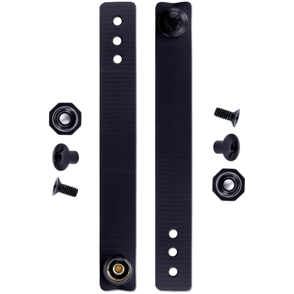 IWB Soft Belt Loops - Black – w/Heavy Duty Rubberized Nylon Pull-The-Dot Secu...