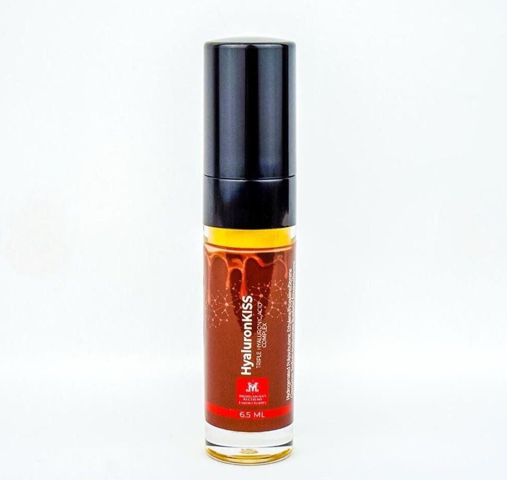 MORGANNAS HyaluronKISS Lip Balm with Triple Hyaluronic Complex NWT