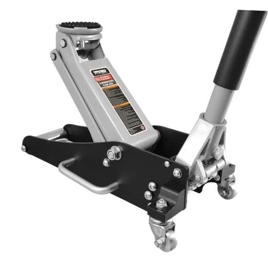 TAM815016L Hydraulic Low Profile Aluminum and Steel Racing Floor Jack with