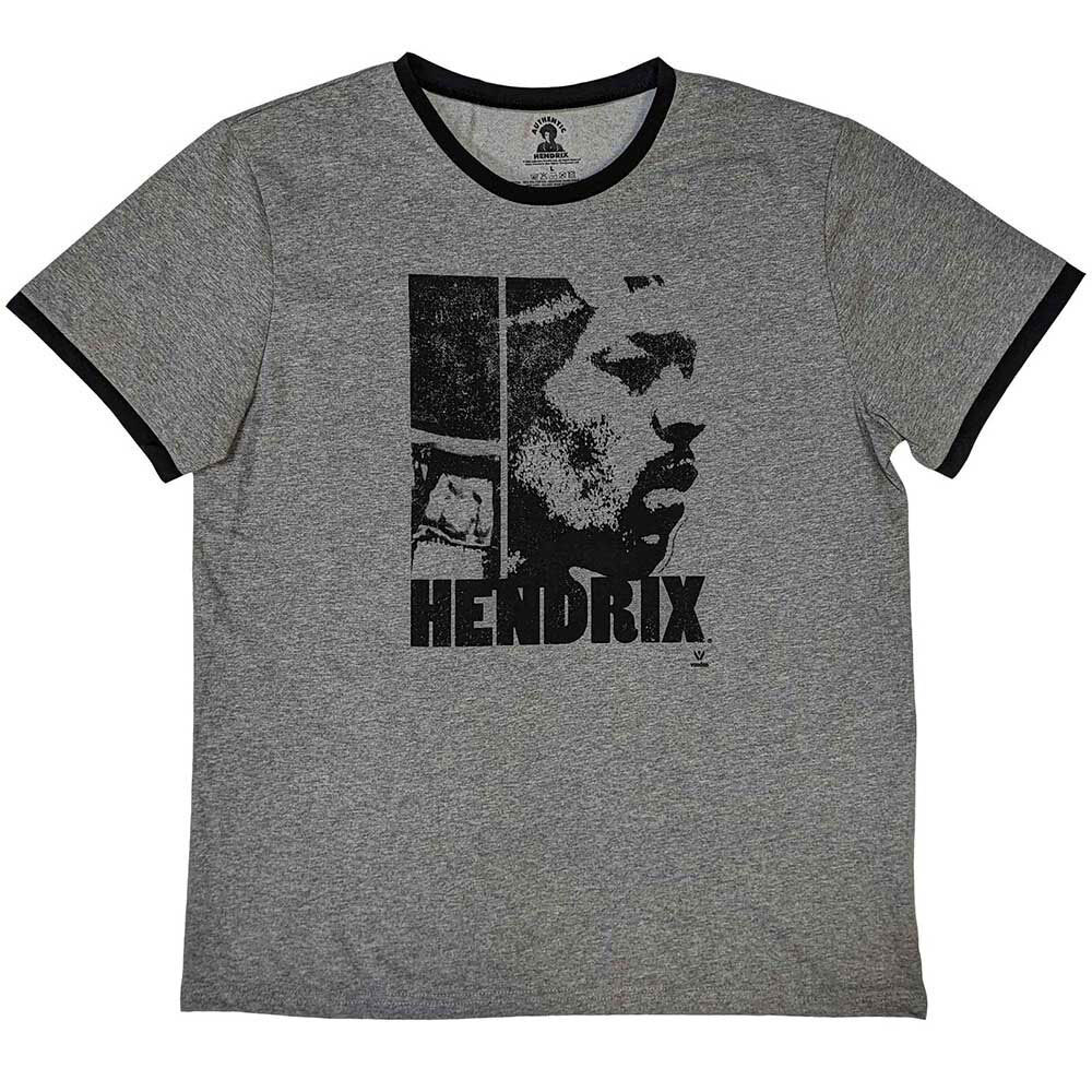 Jimi Hendrix Let Me Live Graphic Ringer T-Shirt for Fans