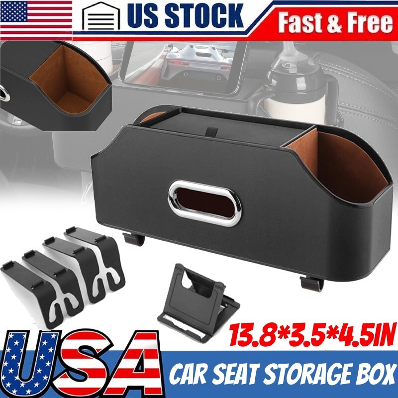 Car Seat Gap Organizer Storage Box Pocket Holder for Phones Keys