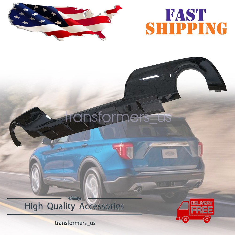Air Dam Deflector Lower Valance Apron Rear Fit Ford Explorer 2020-2022 2023 2024