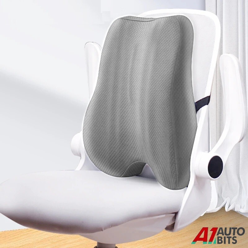 Lumbar Car Seat Back Support Cushion Memory Foam Waist Pillow Office Home Chair