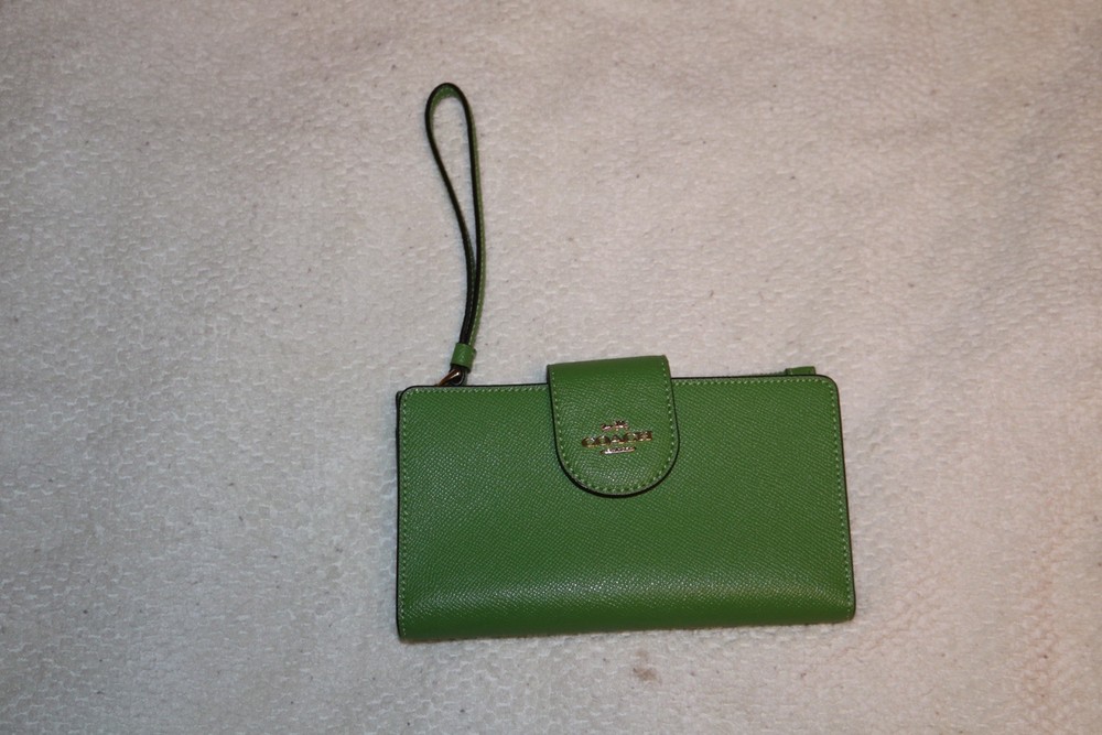 Coach Outlet F6390 MEDIUM CORNER ZIP WALLET 1 IMCHK
