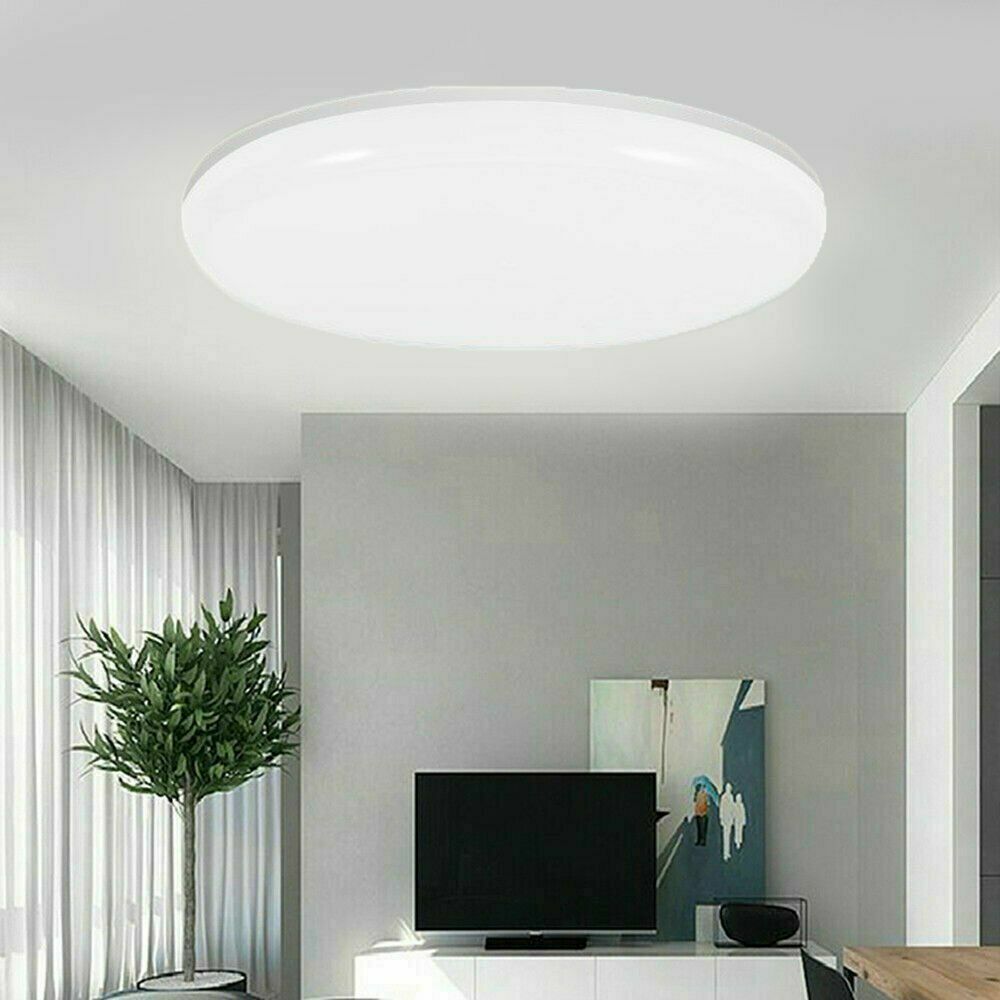 Sale! 36W LED Ceiling Down Light Ultra Thin Flush Mount Lamp Fixture 6500K Home-image
