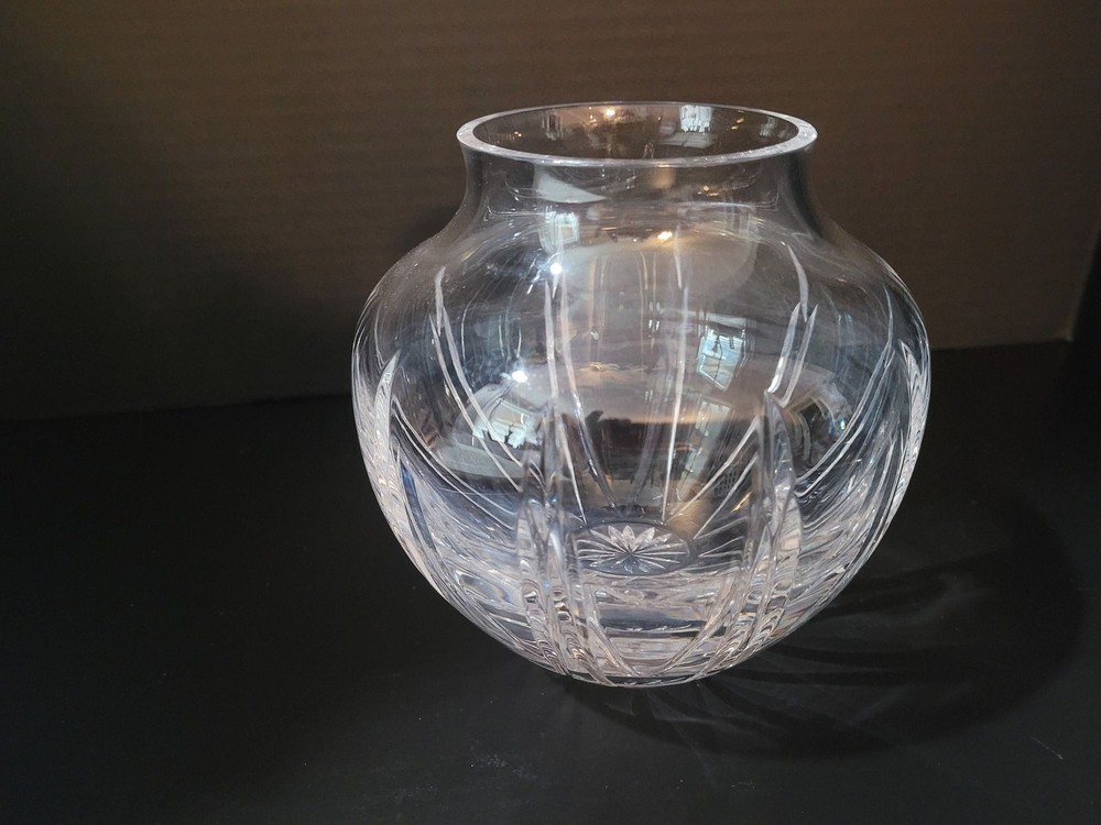 Atlantis Crystal Butter Handblown Rose Bowl Cup