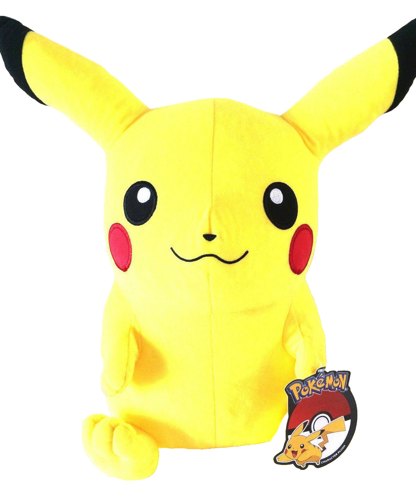Giant Pokemon Plush  Pikachu 17 inch tall Soft Stuffed Toy. New