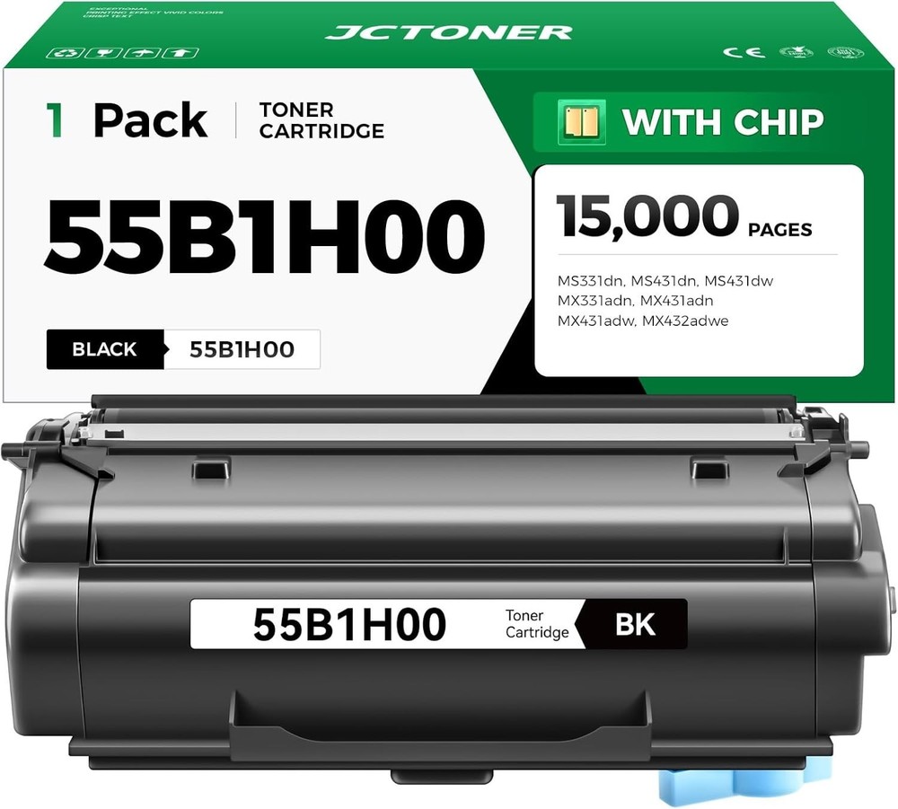 55B1H00 Toner Cartridge Super High-yield Black with Chip 15,000 Page-Yield Repl.