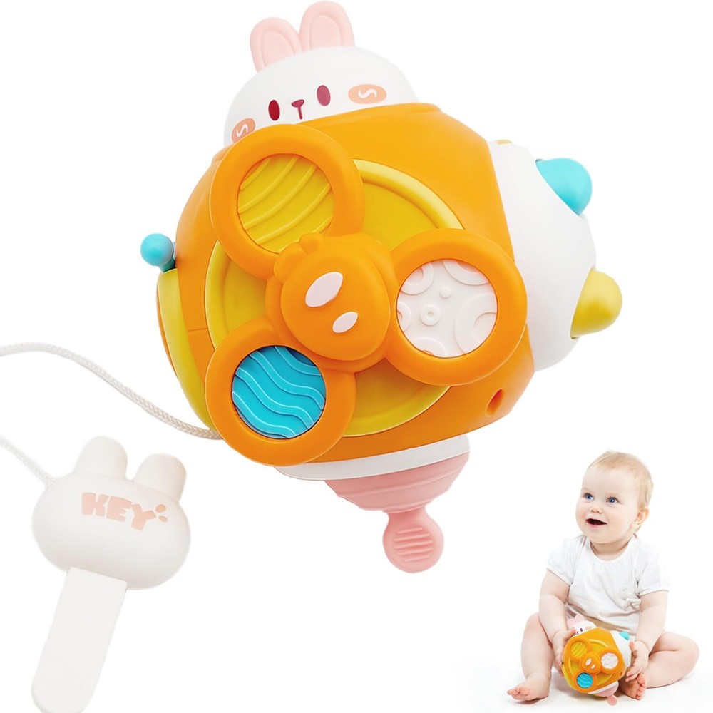 SYOHGBP Busy Cube Montessori Toy for Babies 6-12 Month - Educational Toddler ...