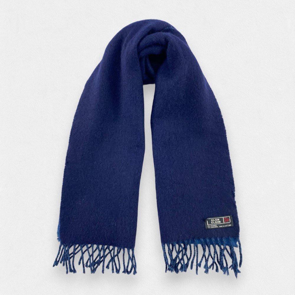 Glen Elgin Scarf Muffler Wrap Scarf  Wool Cashmere Unisex Scarves