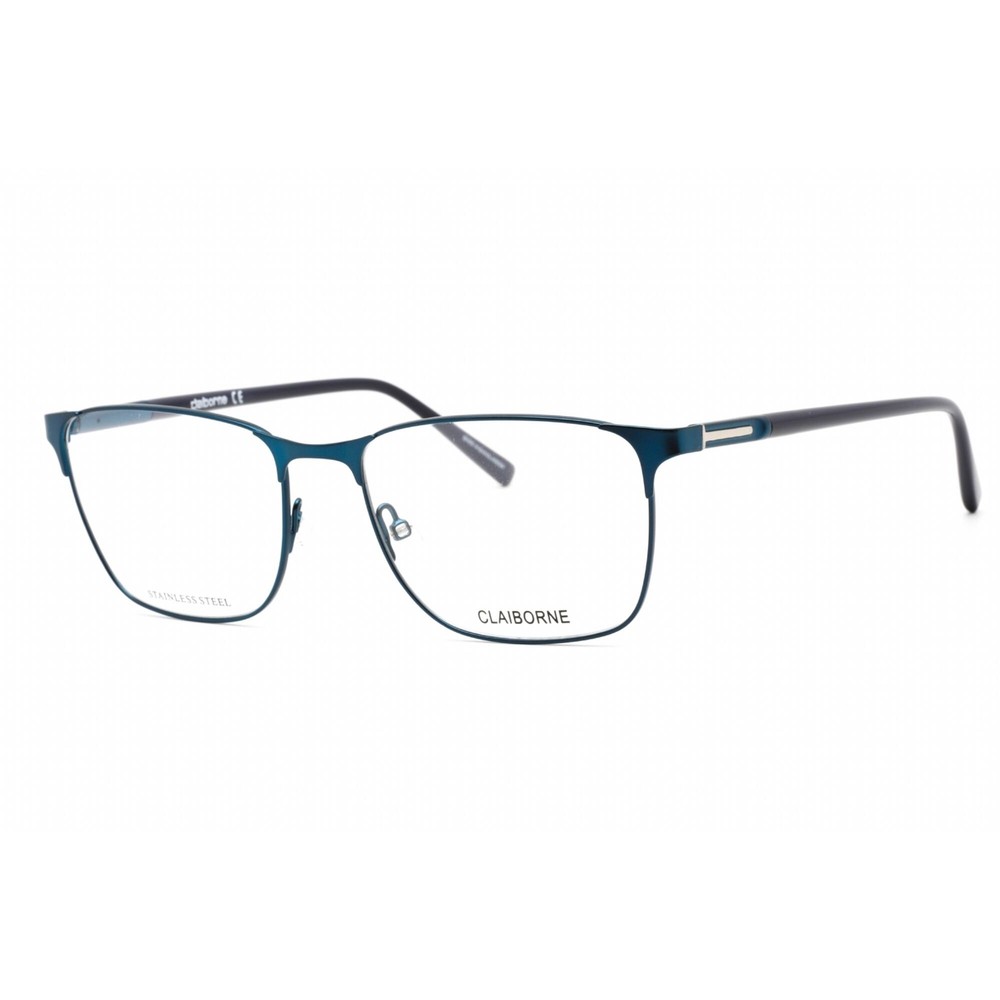 Liz Claiborne Men's Eyeglasses Matte Blue Metal Rectangular Frame CB 259 0FLL 00