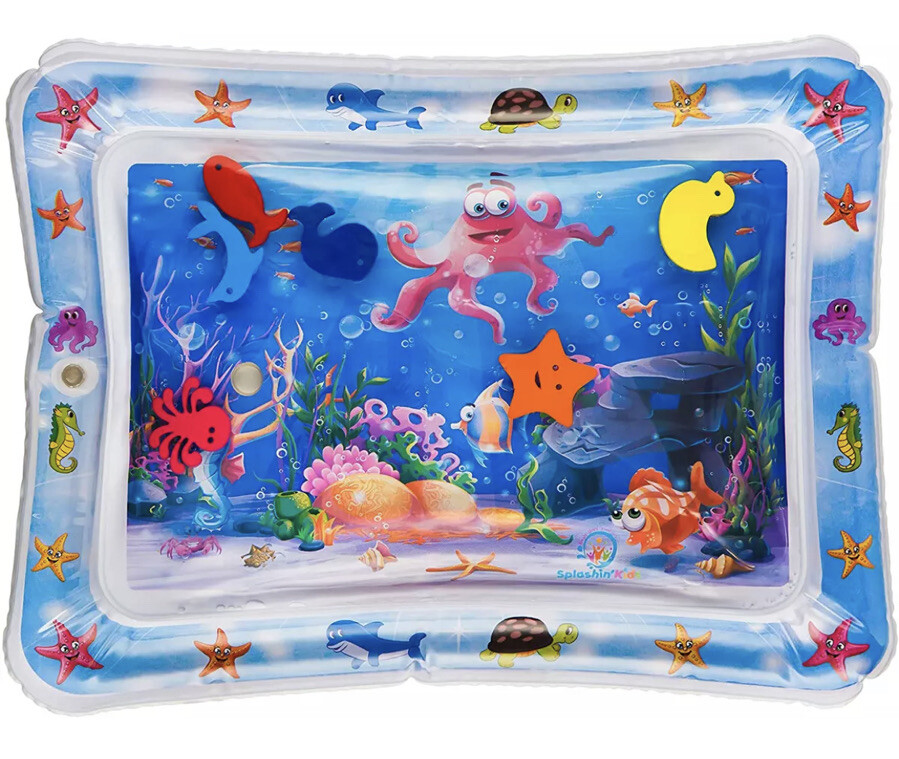 Splashin'Kids Inflatable Tummy Time Premium Water Mat Infants and Toddler
