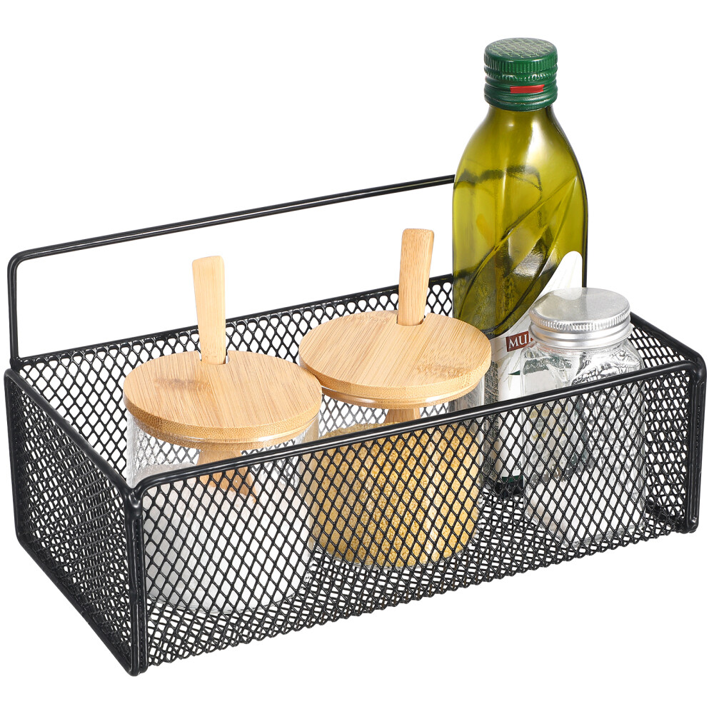 Pantry Basket Bathroom Wall Organizer Shelf Hanging Hamper Drying Rack