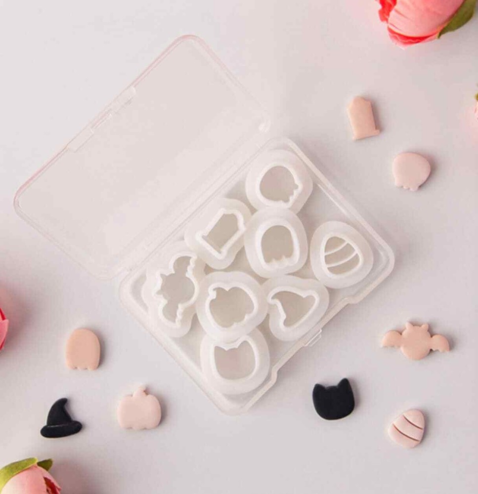 Mini Halloween Themed Polymer Clay Tool Set