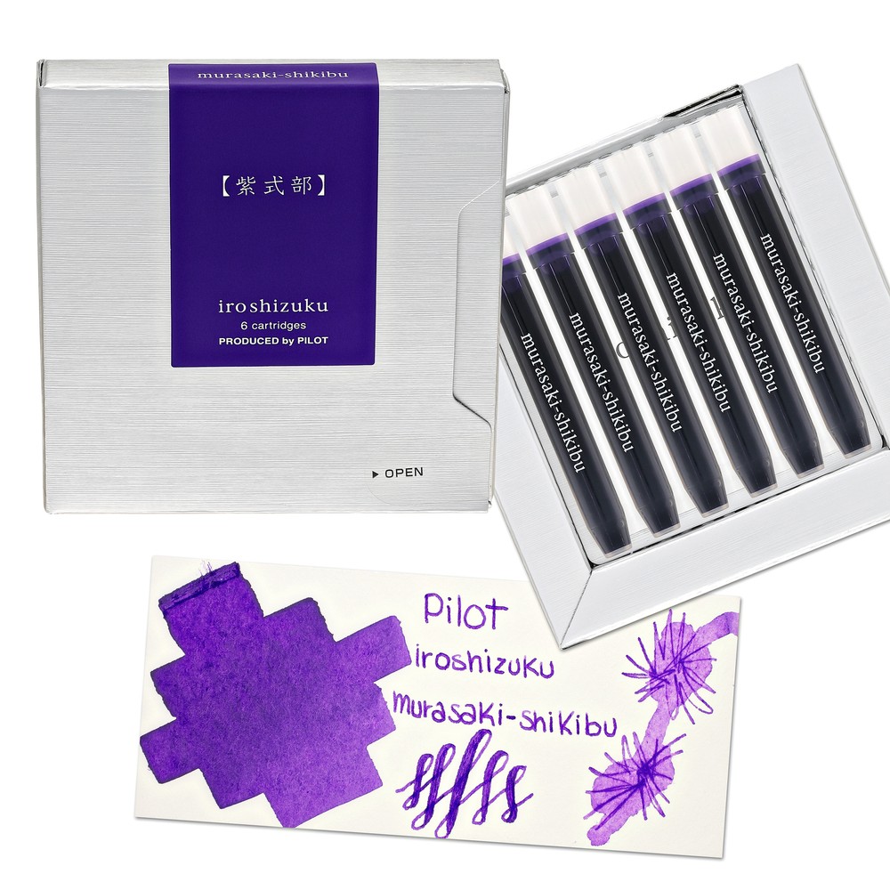 Namiki Pilot Iroshizuku Ink Cartridges in Mursaski-shikibu (Japanese Beautyberry
