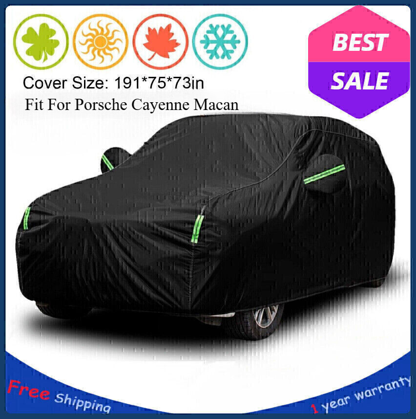 For Porsche Cayenne Macan Car Cover Outdoor Rain Resistant Weather Protection