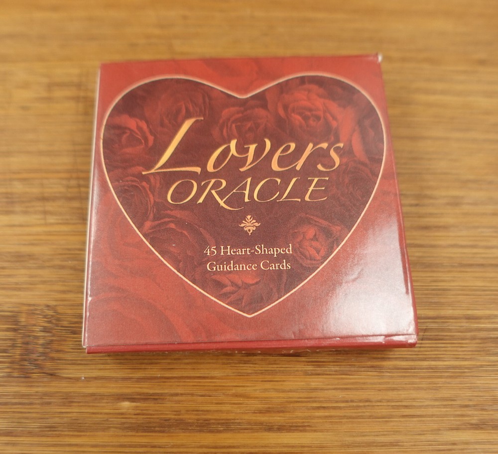 Heart-Shaped Lovers Oracle Deck with 45 Cards for Romance Guidance  